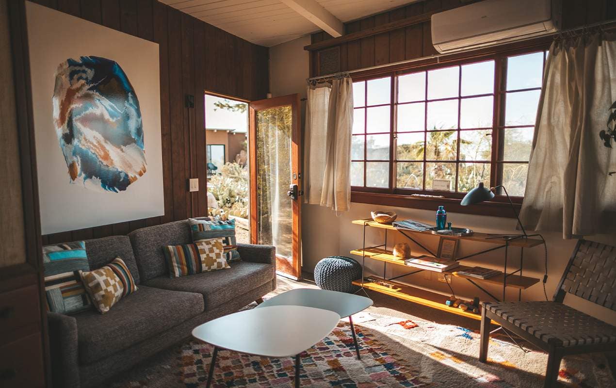 Biophilic Living Room Ideas by DeCasa Collections