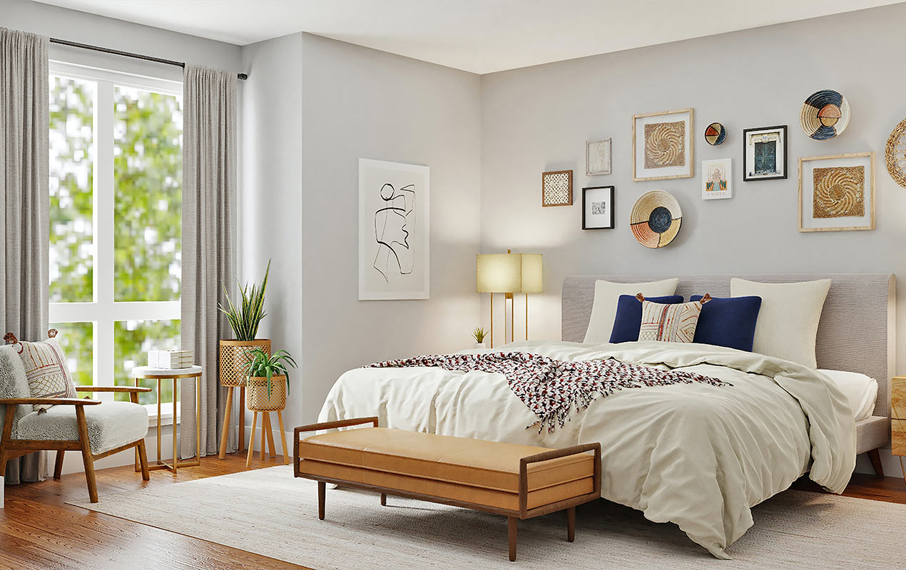 Slow Decorating Bedroom Ideas by DeCasa Collections