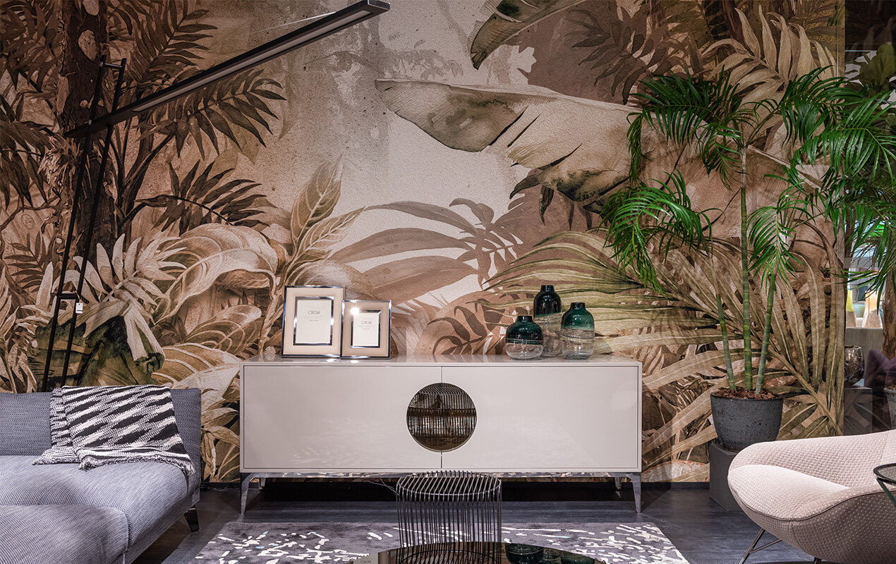 Natural Living Room Decorations by DeCasa Collections