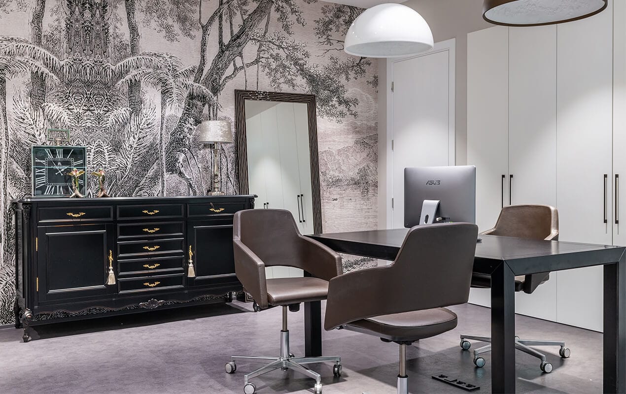Black And White Living Room with DeCasa Collections