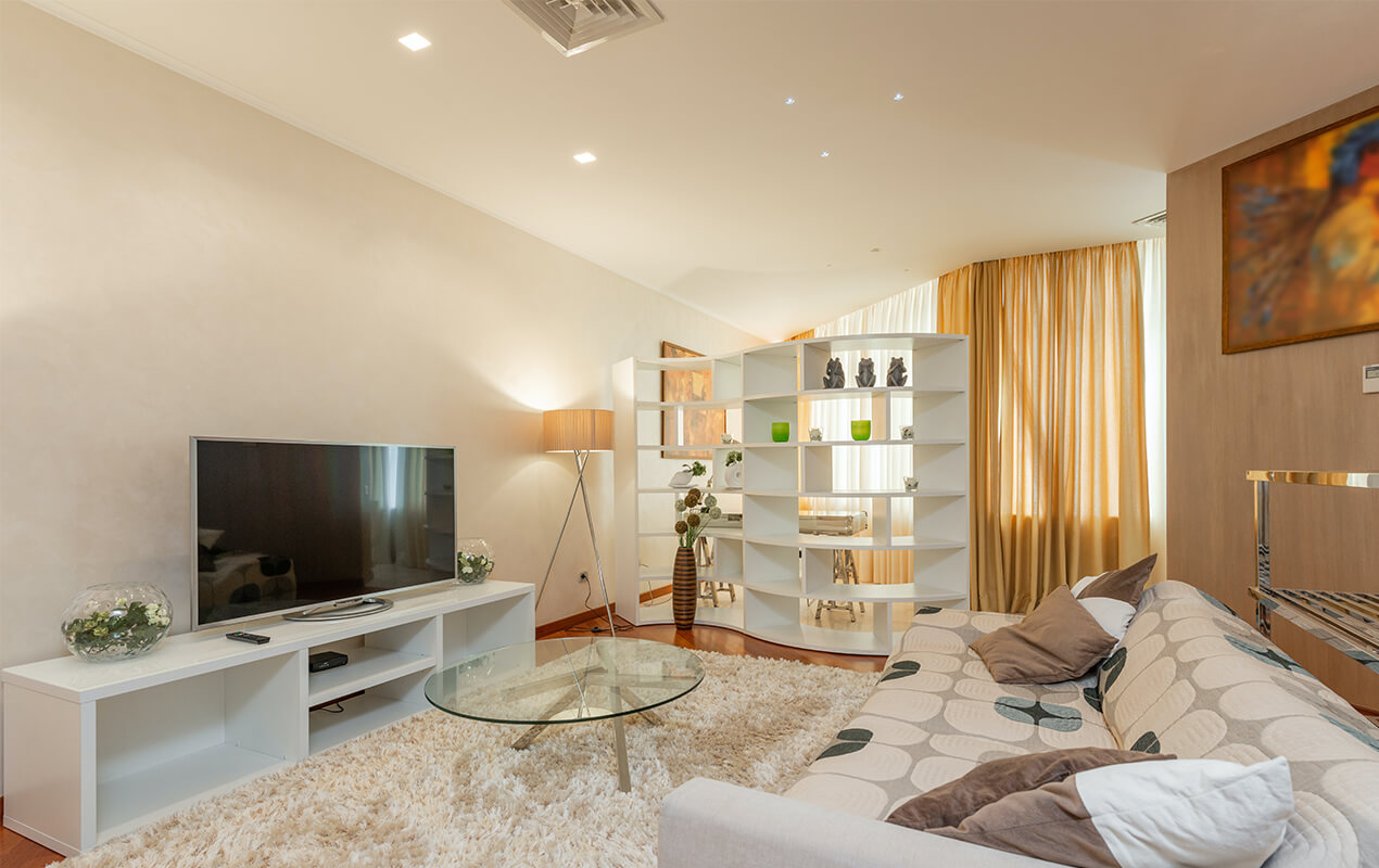 Contemporary Style Living Room with DeCasa Collections