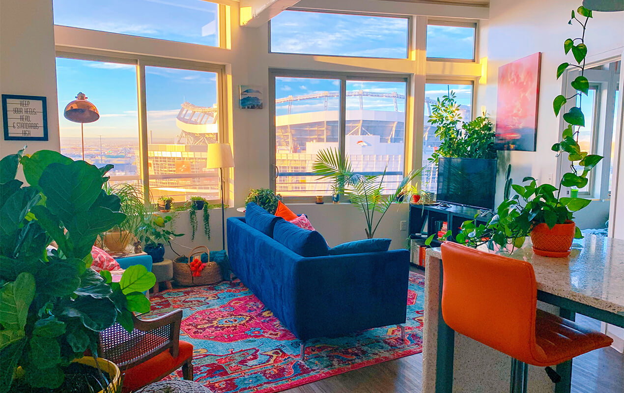 Bohemian Living room interior