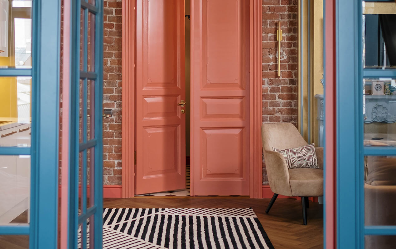 These Designers Are Making the Case for Colorful Interior Doors