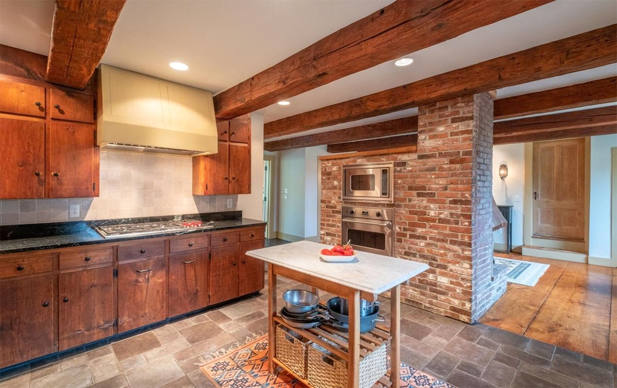 Rustic Small kitchen island by DeCasa Collections