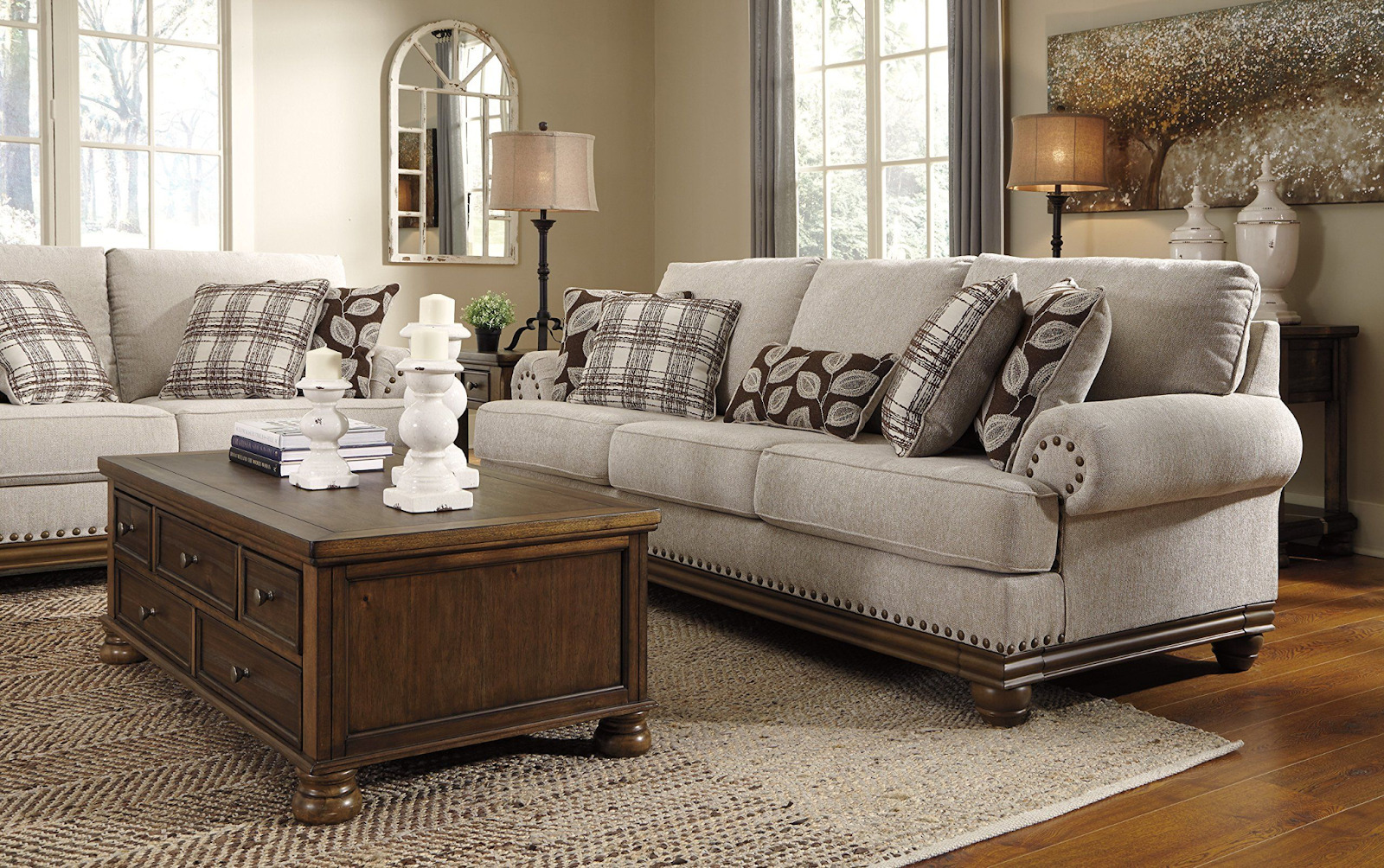 Deep-Toned Vintage Industrial Coffee Table