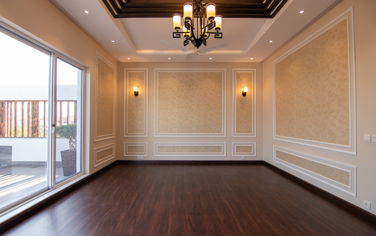 Fabric Wainscoting