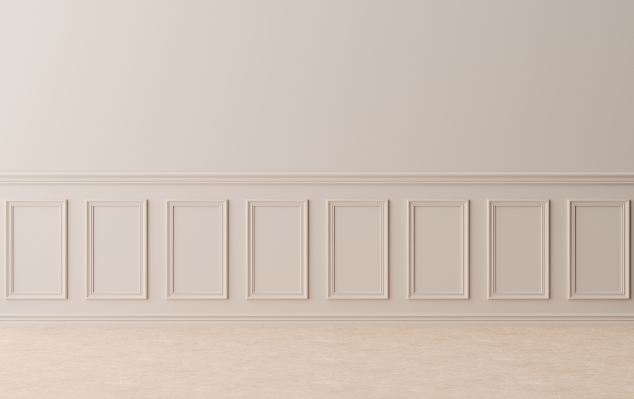 Flat Panel of Wainscoting