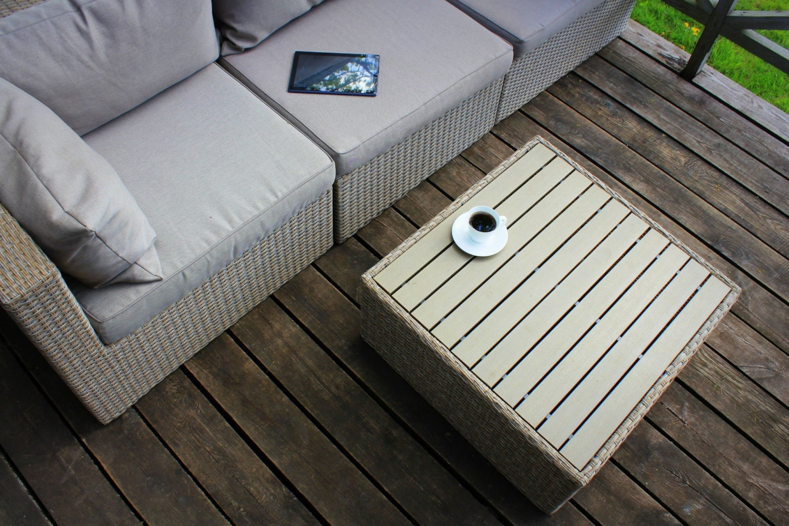 Reused Deck Coffee Table