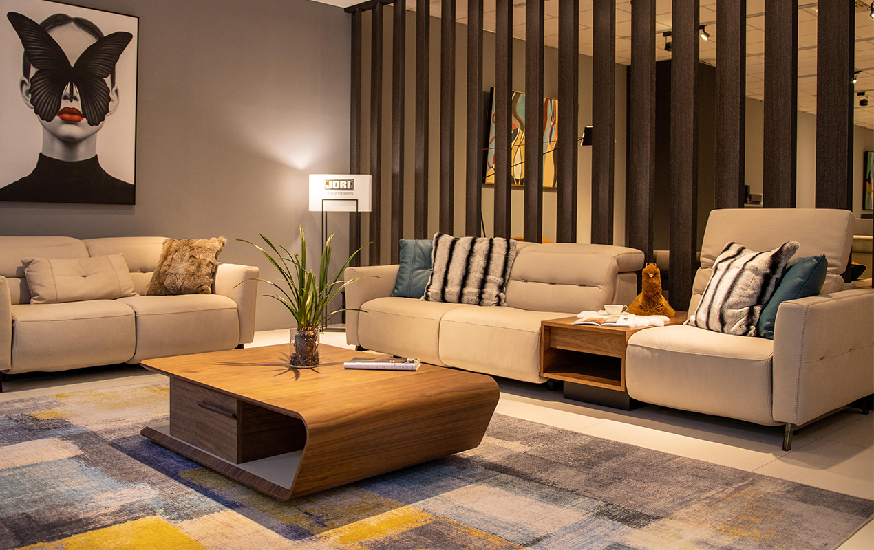 Modern wood living room design