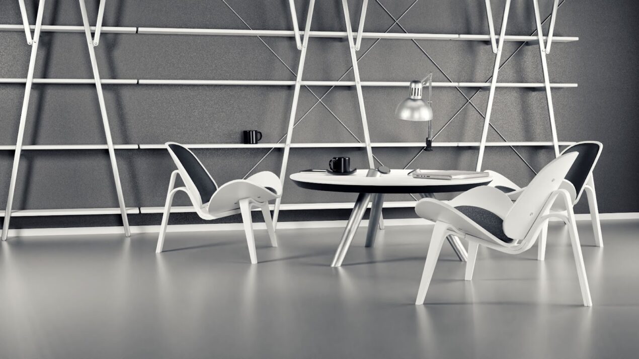 Black and White Coffee Table