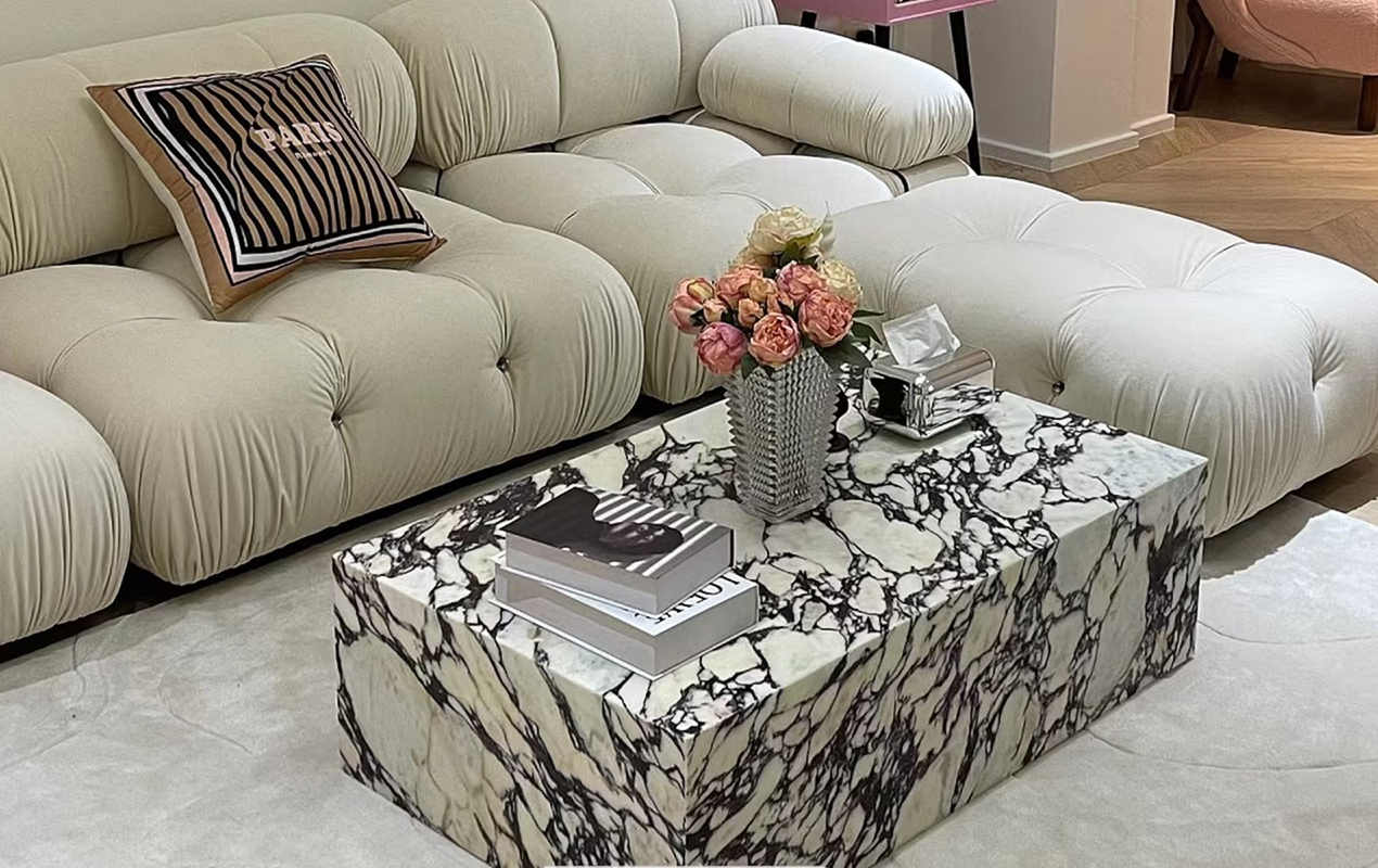 Calcatta Viola Marble Coffee Table