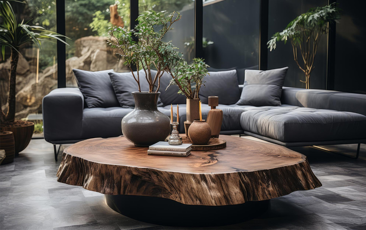 Live edge coffee tables