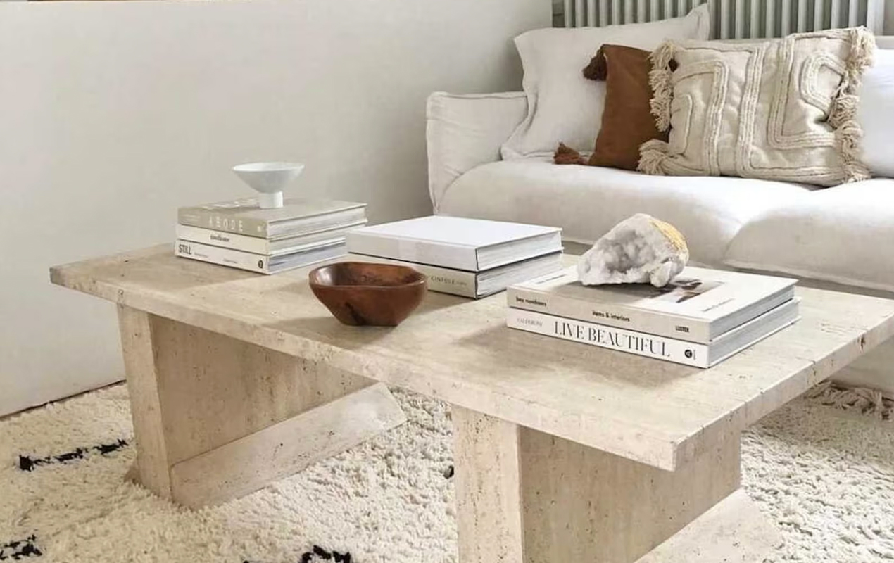 Modern Marble Rectangle Coffee Table