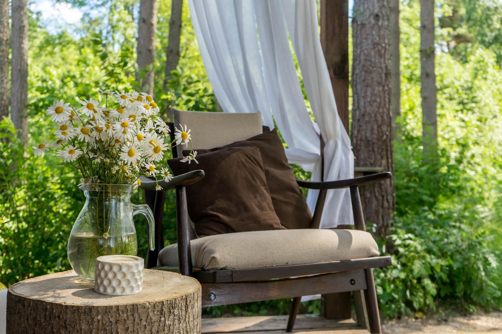 Wood Log Table