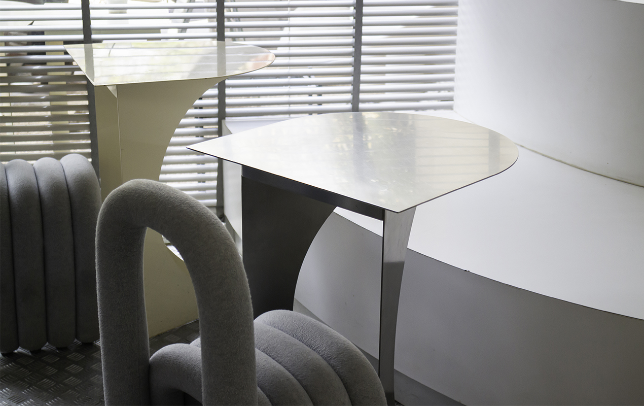 Metallic Round Coffee Table