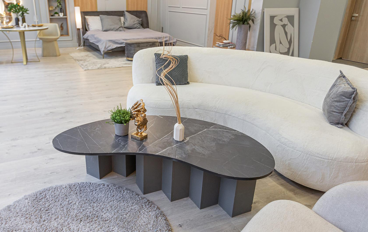 Stylish luxury interior modern studio apartment