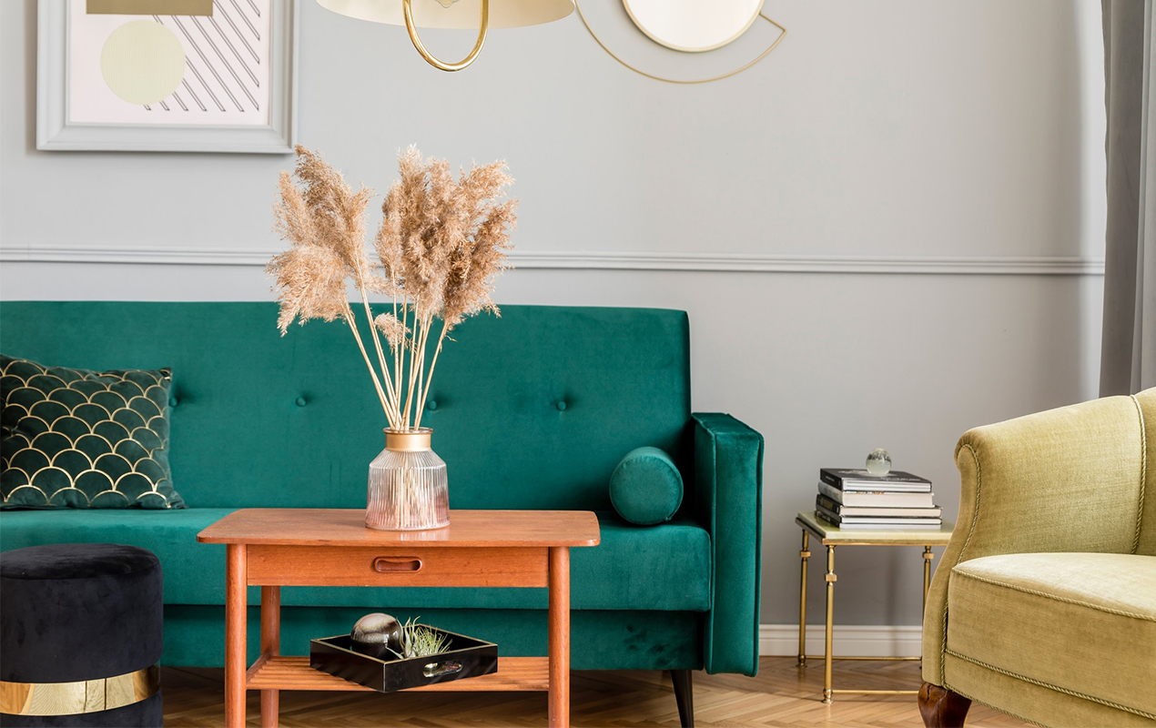 stylish luxury living room armchair sofa coffee table