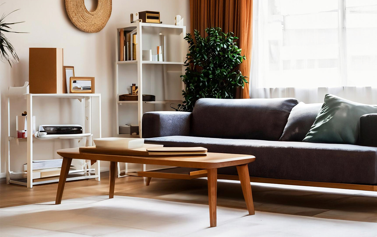 Aesthetic Flourish: Teak Coffee Table and Personal Expression