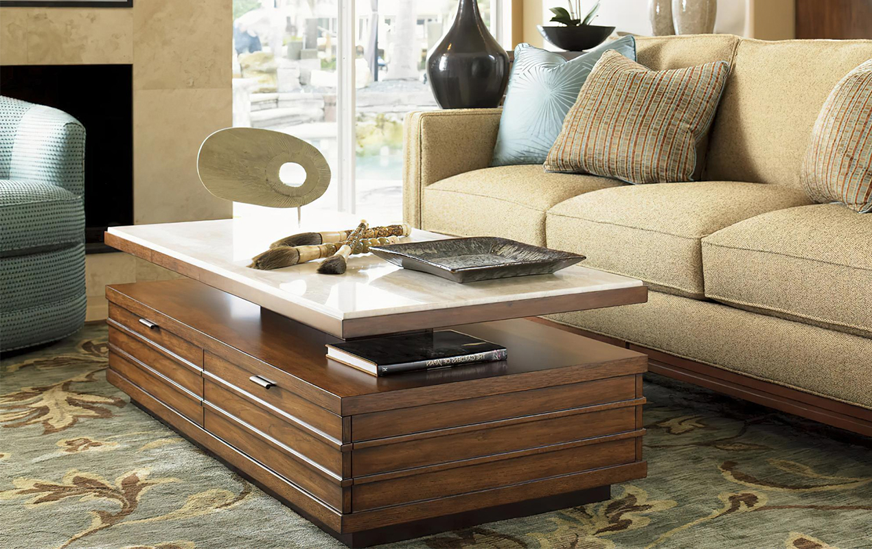 An Air of Refinement: The Marble-Topped Contemporary Coffee Table