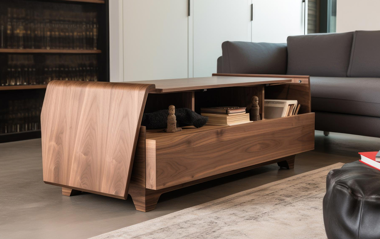 Balancing Act Functionality and Style with the Walnut Table