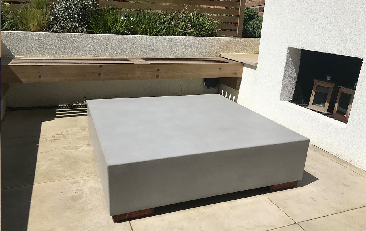  Bold and Massive: The Grey Concrete Coffee Table