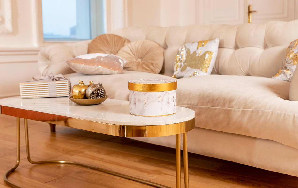 Brass Coffee Table