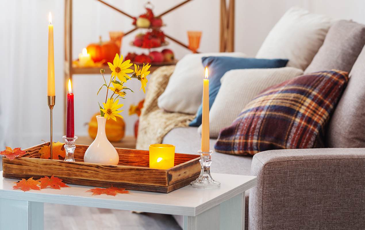 Autumn inspired interior with with Seasonal Hues