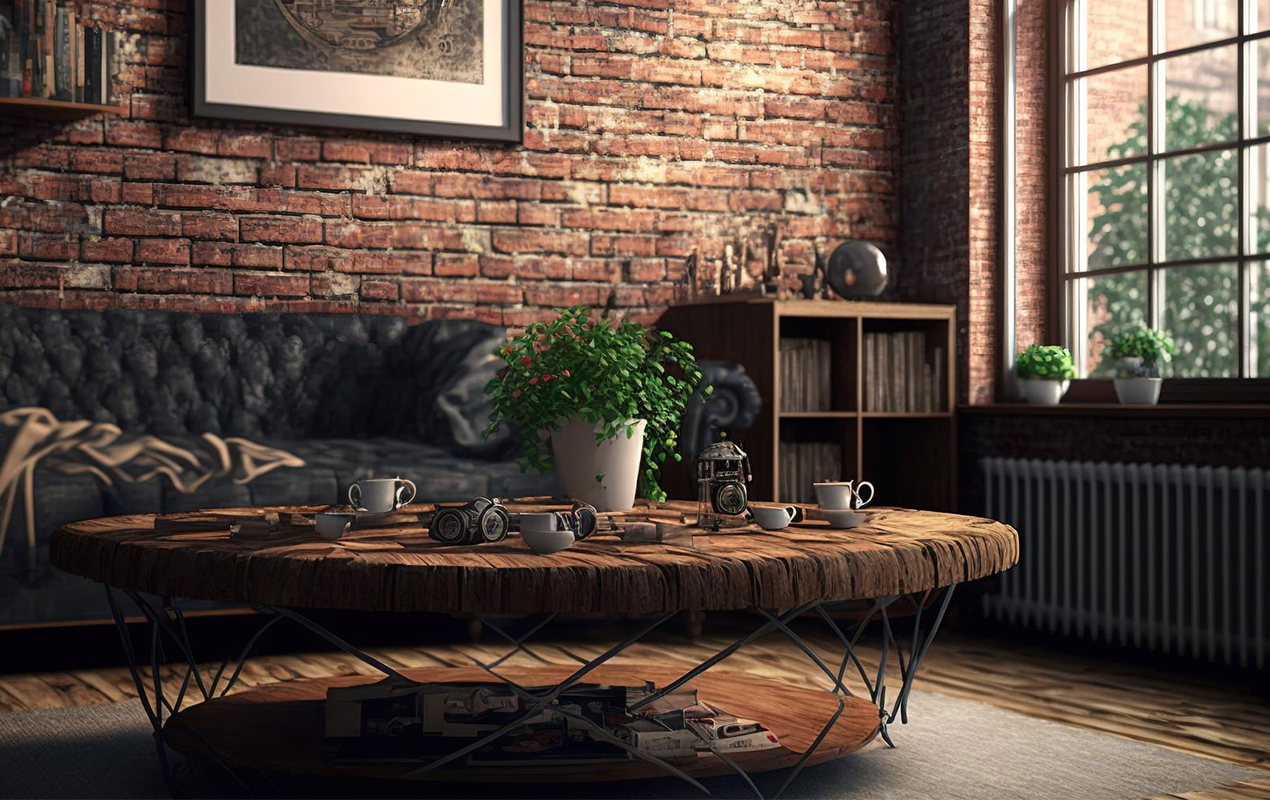 Distinctive Design: The Oval Industrial Coffee Table