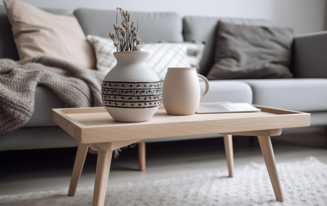 Elevate Your Space with the Majestic Maple Coffee Table