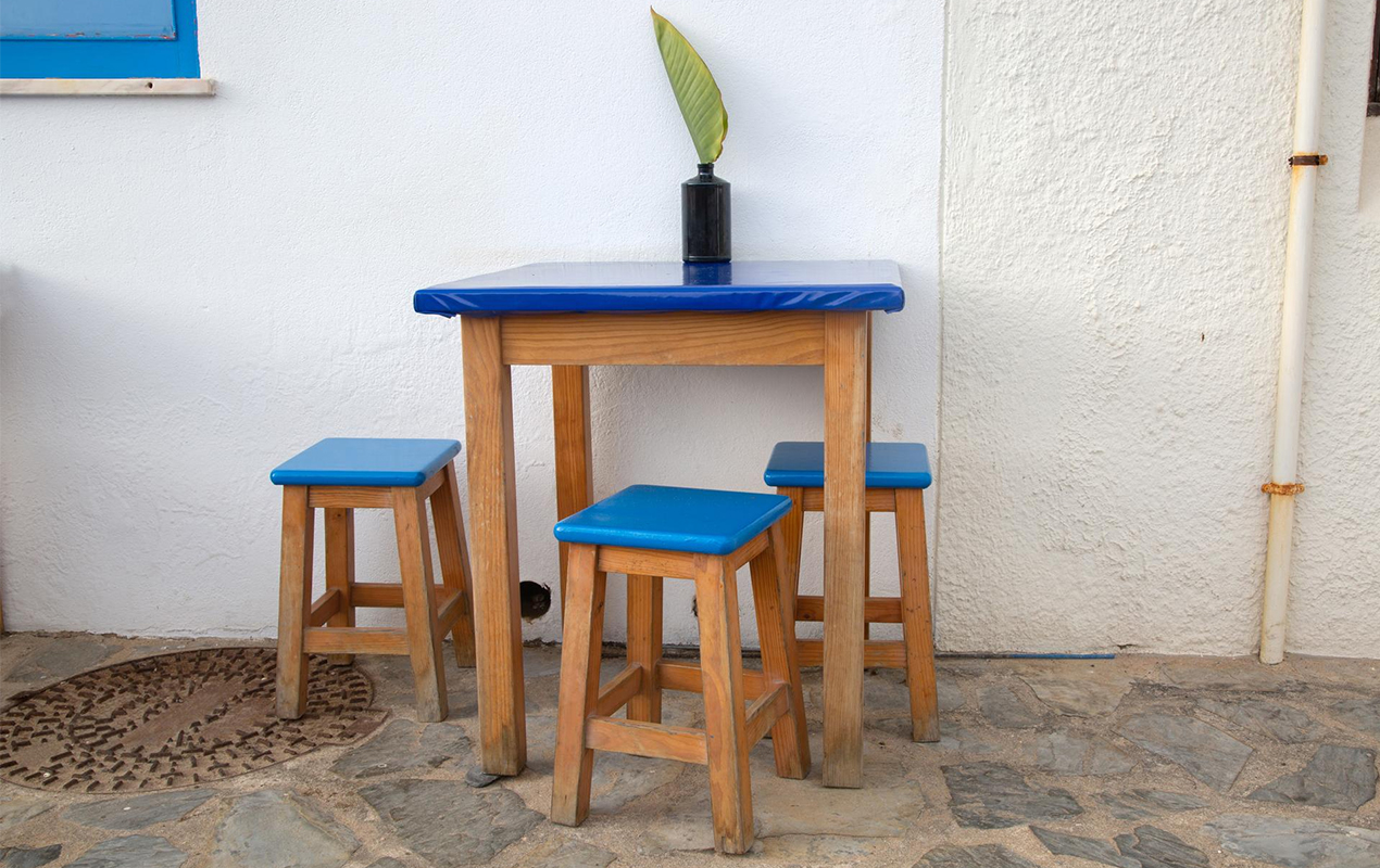 Elevated Grace: The Wooden Square Coffee Table Set