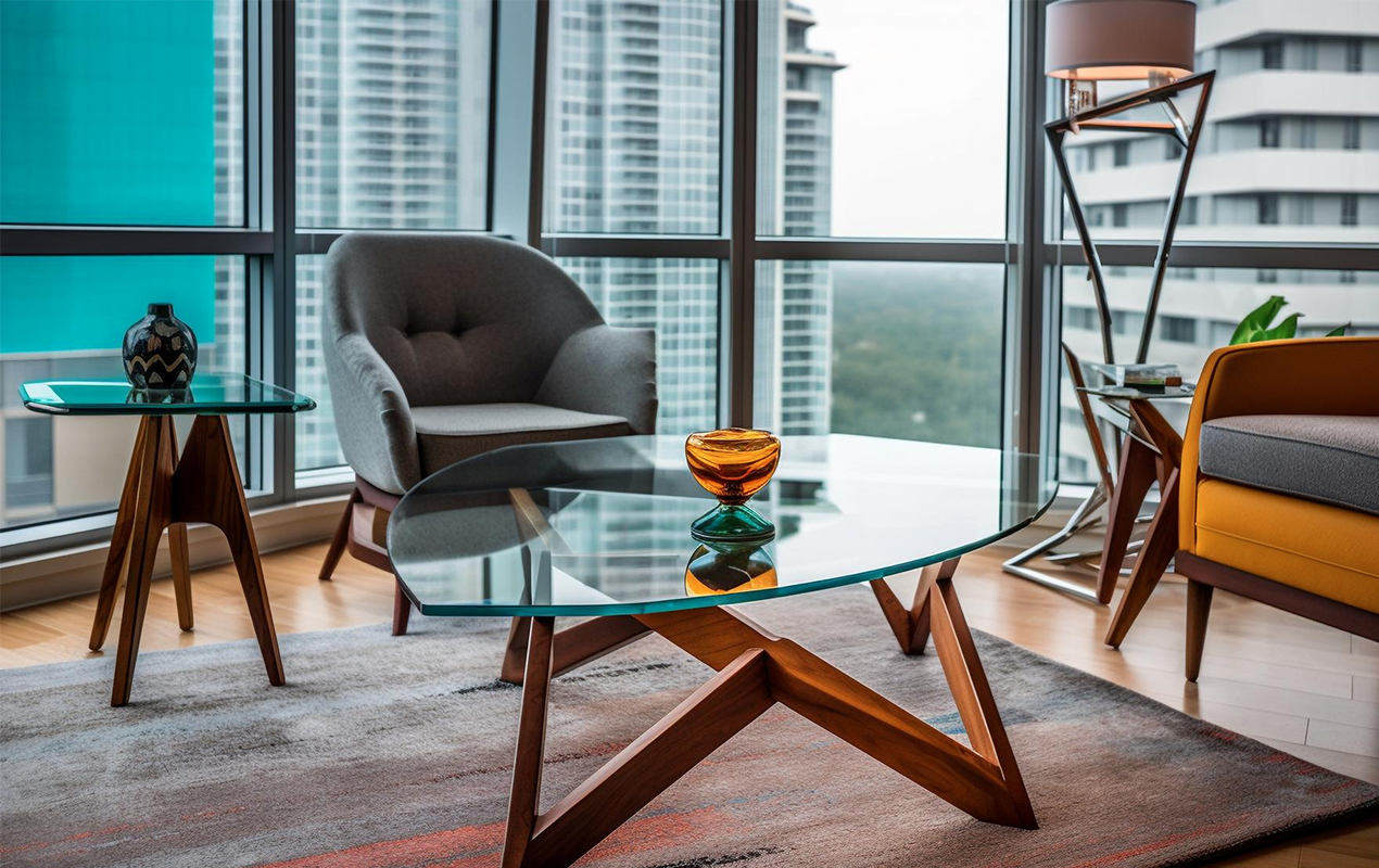 Enhancing City Views: The Star-Shaped Coffee Table