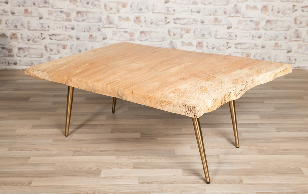 Flaky Edges and Matte Gold The Unique Table
