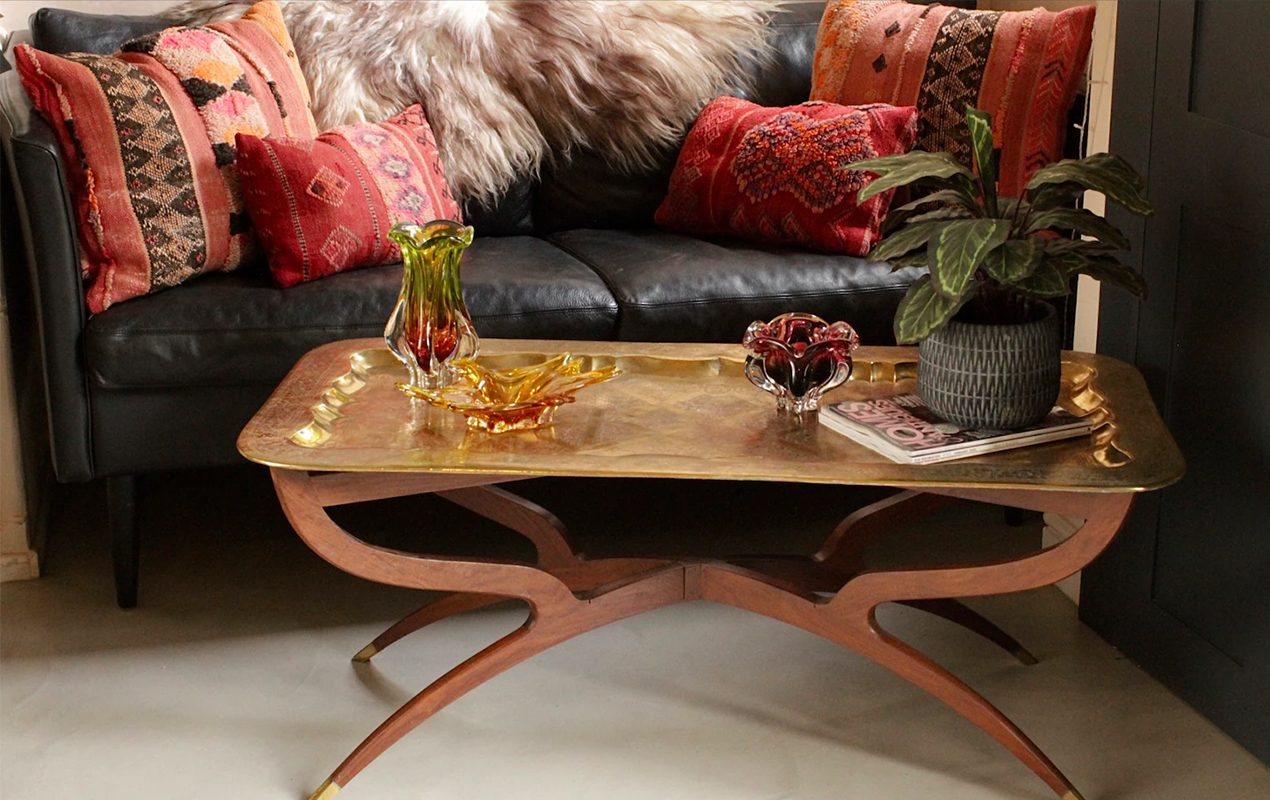 Perennial Distinction: The Mid-Century Decorative Brass Coffee Table