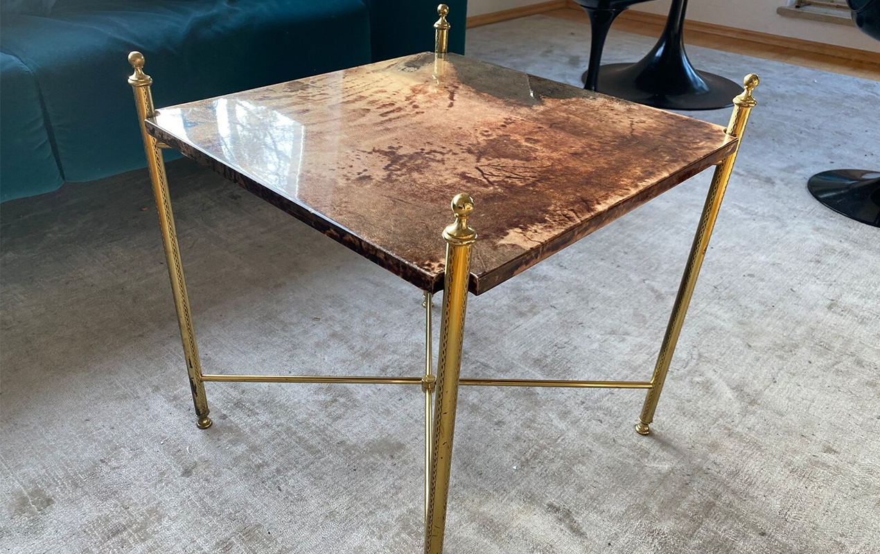 Reviving Mid-Century Elegance: The Beauty of Aldo Tura's Brass Coffee Table