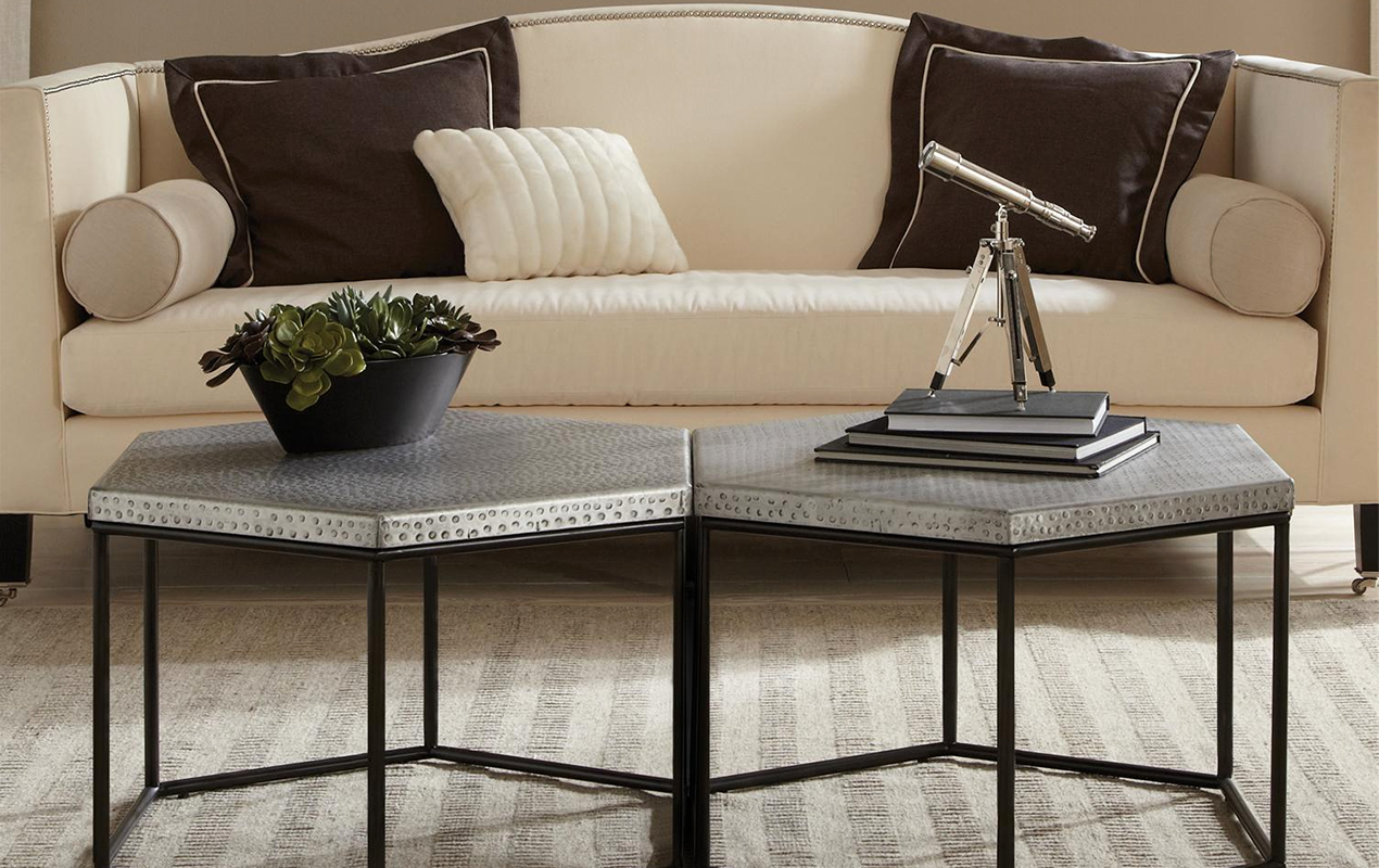 Rustic Strength and Modern Charm The Table in Hammered Aluminum