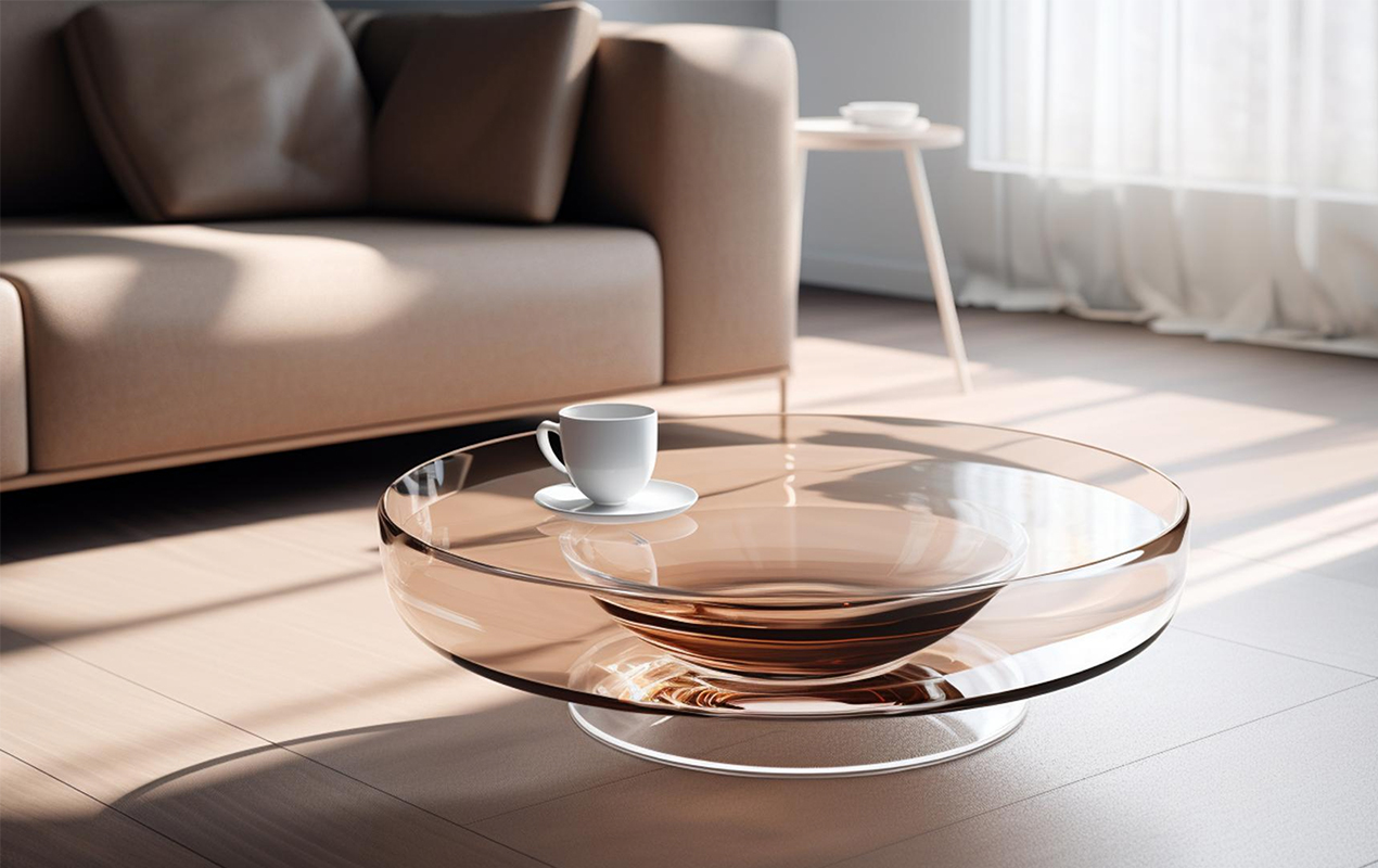Simplicity and Refinement: The All-Glass Coffee Table