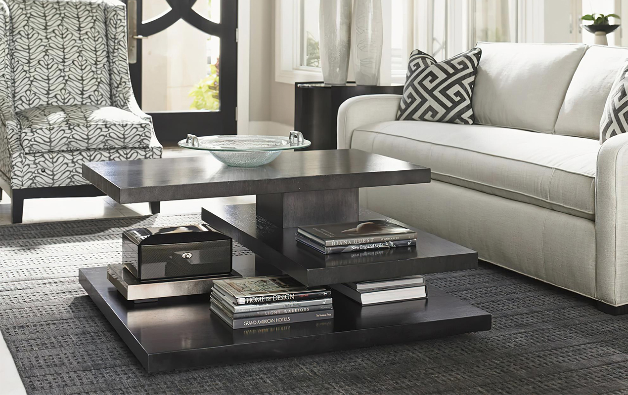 Sleek Minimalism: The Bold All-Black Coffee Table