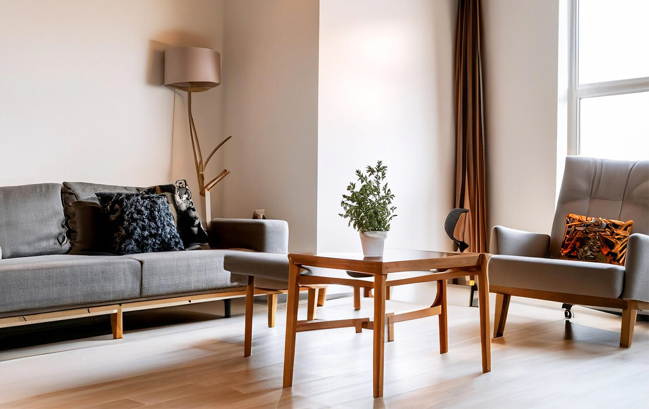 The Perfect Blend: Teak Wood and Velvet Luxury in Your Living Space