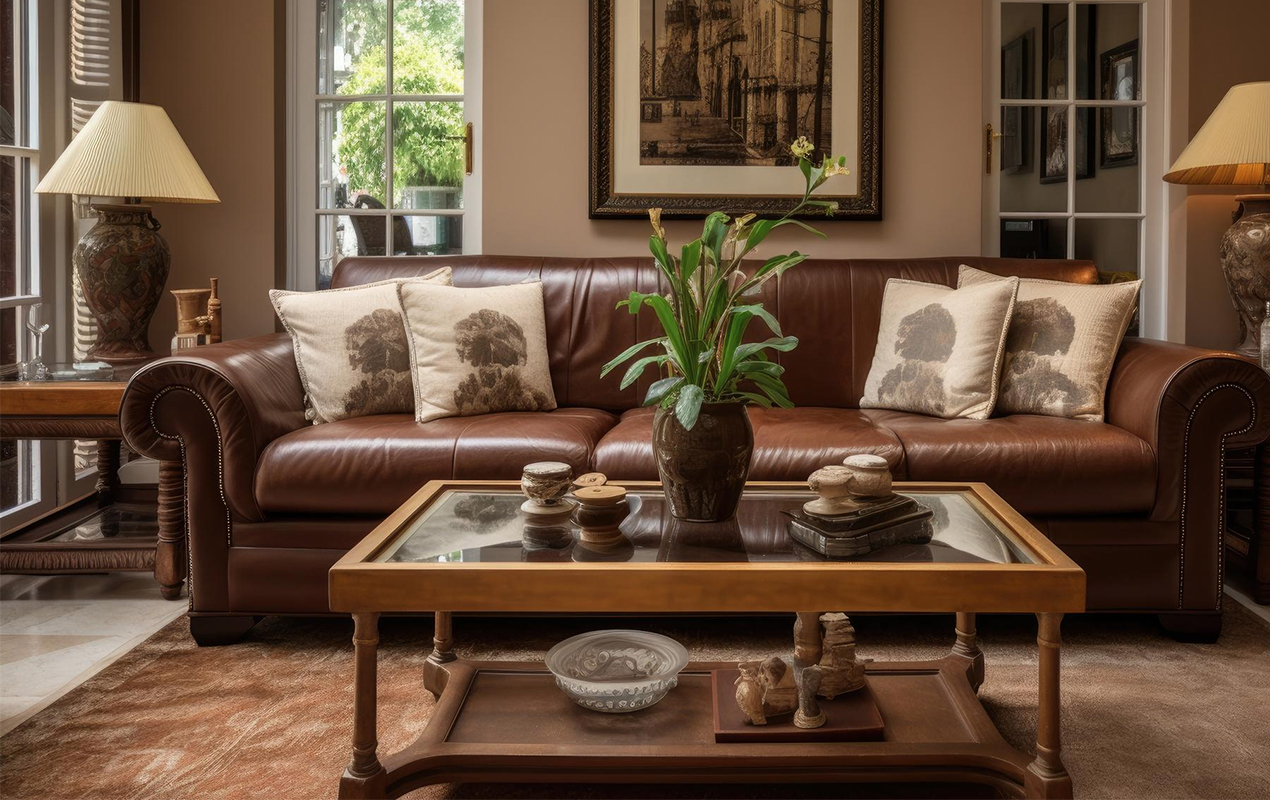 The Perfect Blend Walnut Wood and Glass in a Coffee Table