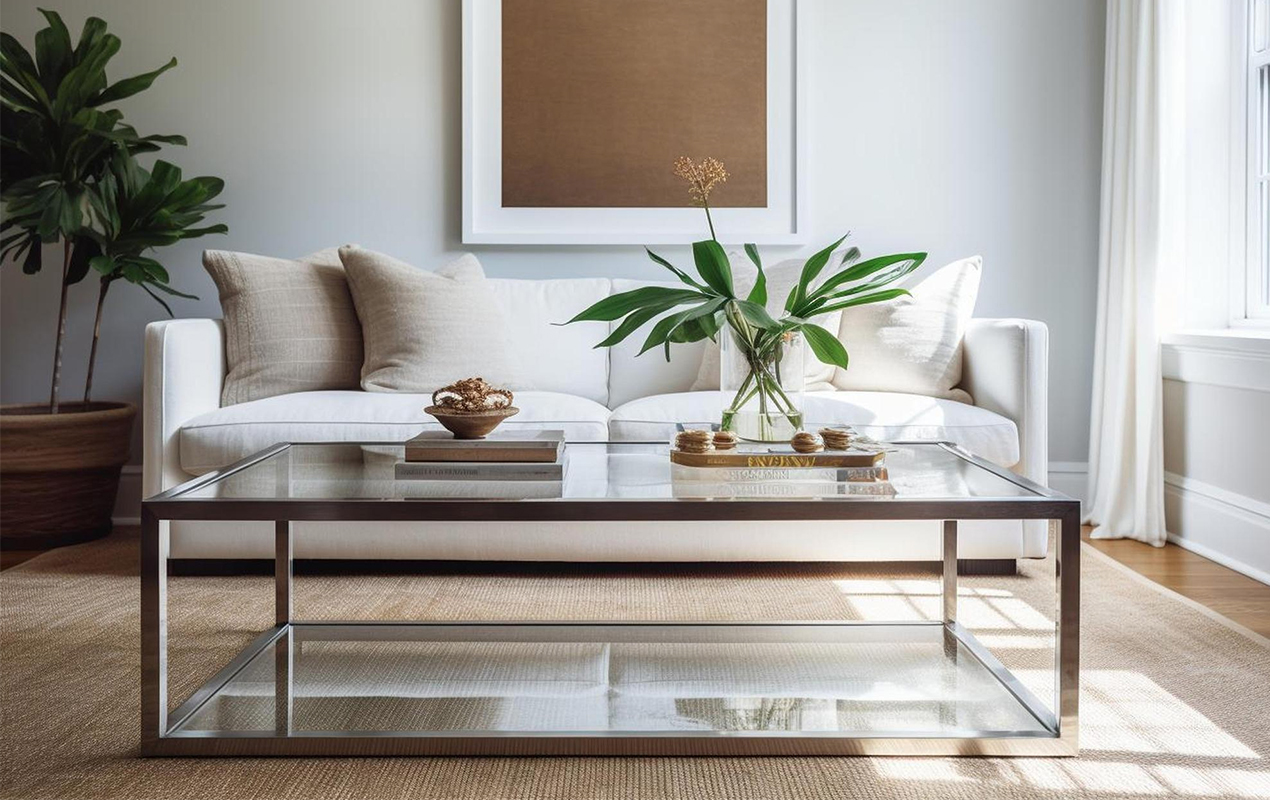 The Rectangular Silver Coffee Table Enhancing the Living Space