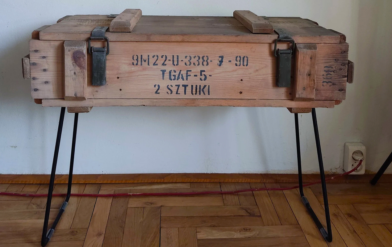 The Repurposed Military Chest Box Coffee Table