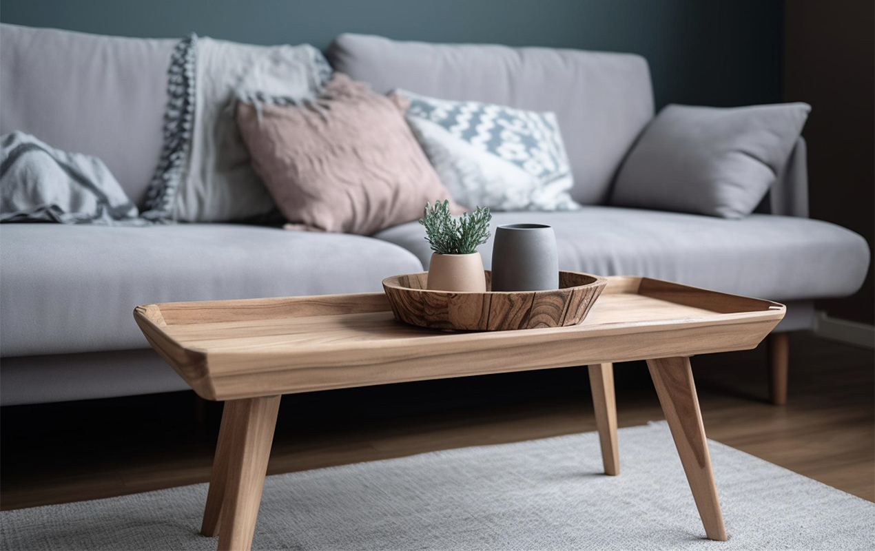 Tray-Like Coffee table