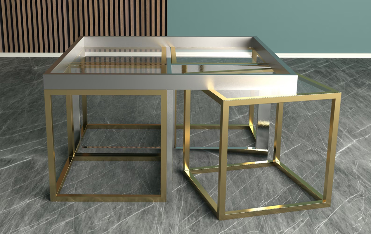 Versatile Brilliance: The Robust Table with Cubic Surprises