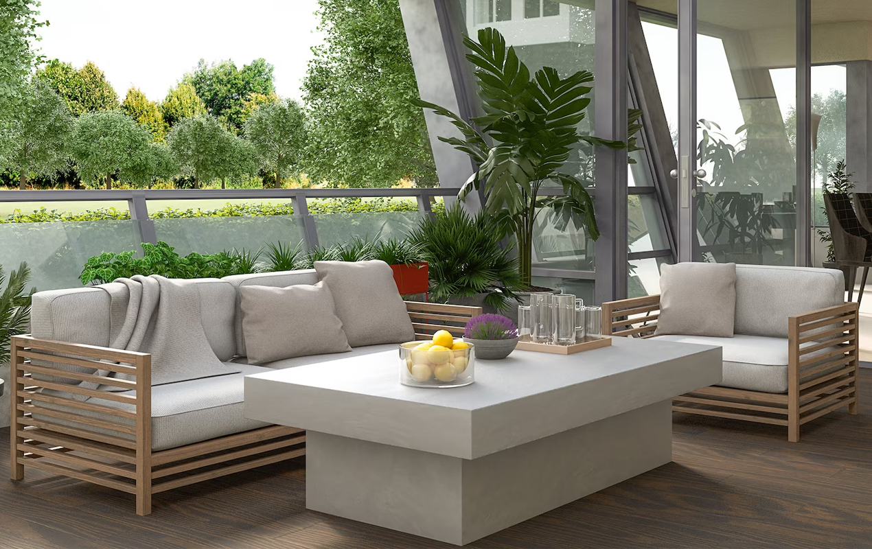 White Concrete Wonders: Inviting Durability Indoors and Out