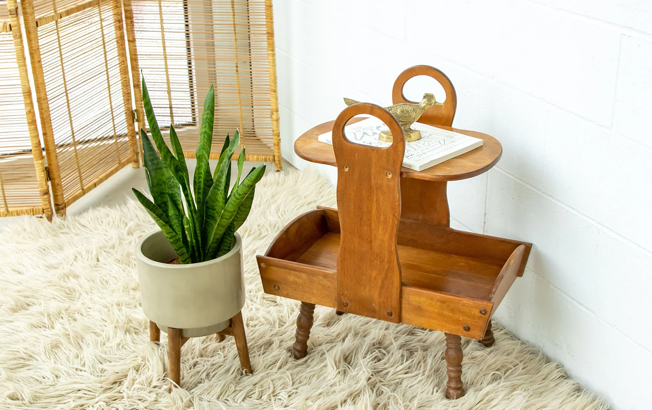 Wood tiered diy coffee table