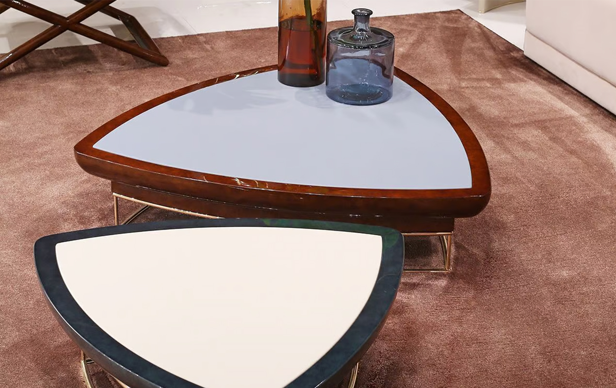 Coffee Table That Pop: Colored Top Table