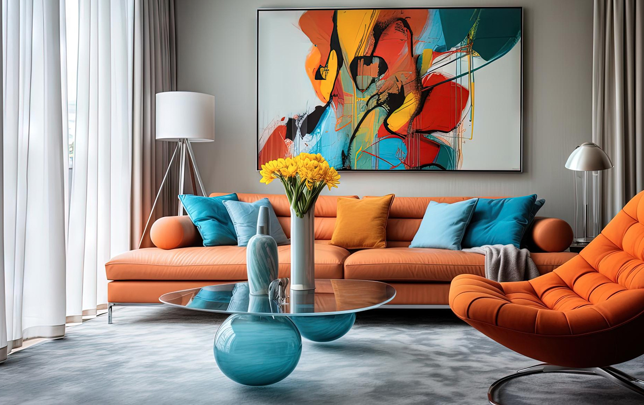 Contemporary Harmony: Balancing Poise and Vibrancy in Home Decor