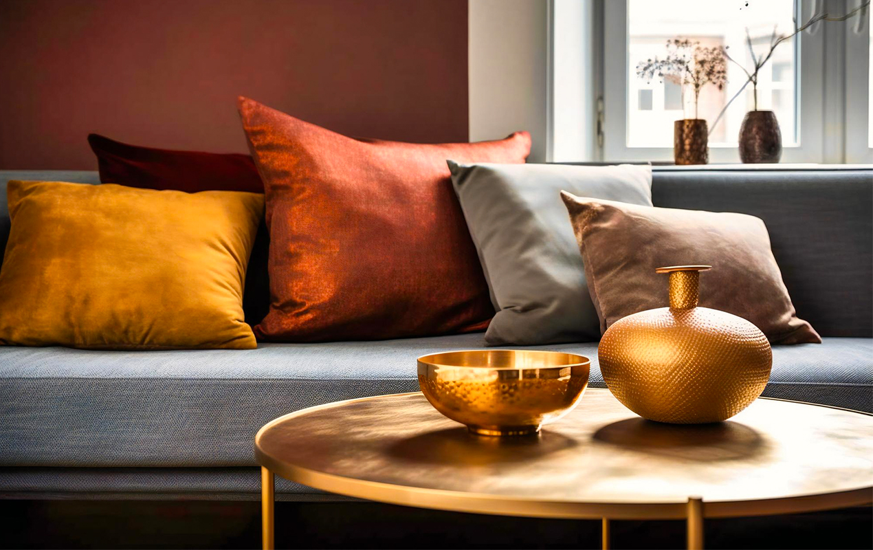 Copper Elegance: The Art of Infusing Vibrancy and Warmth into Your Living Room Design
