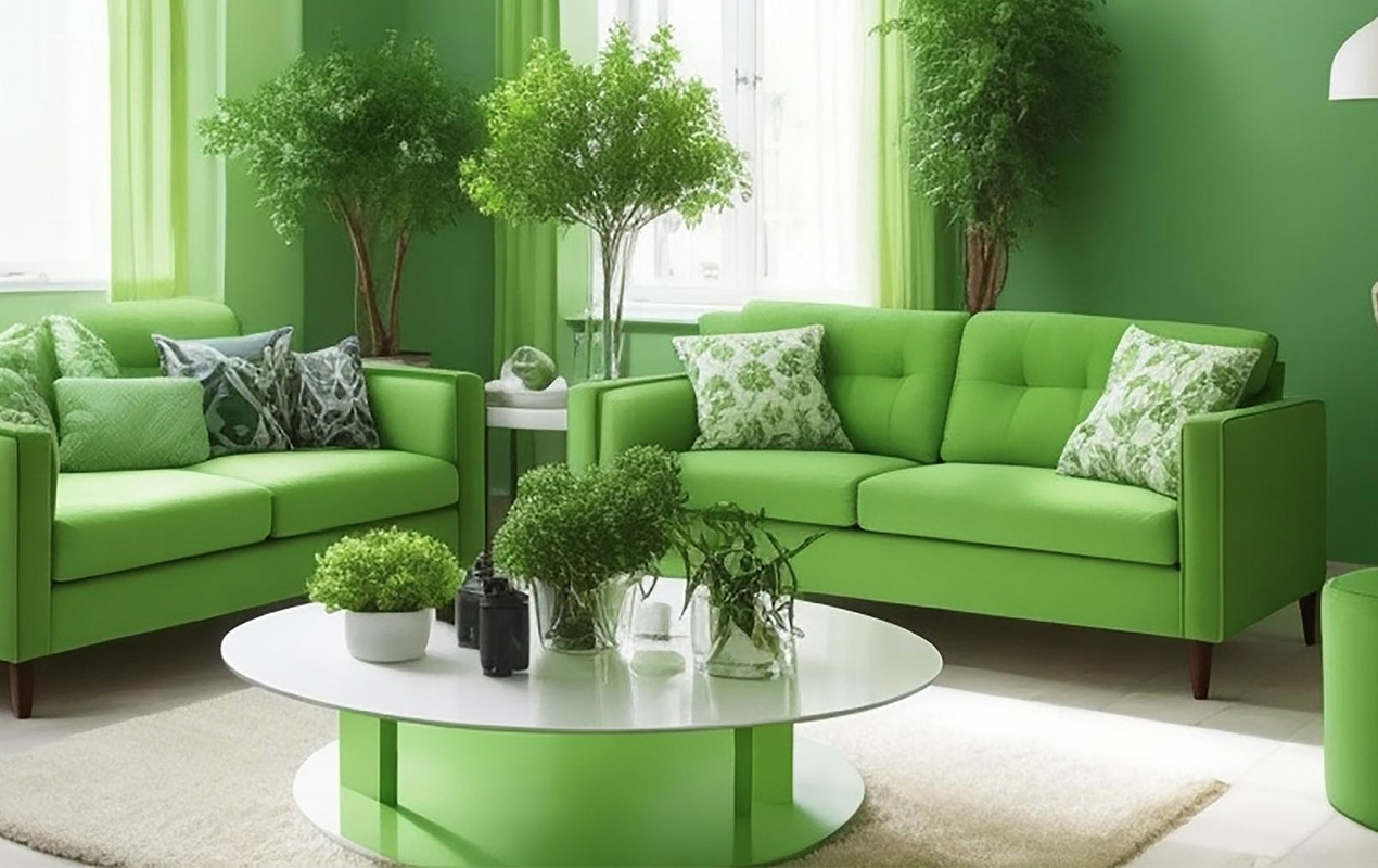 Design Poise: Exploring the Unique Features of the Green-Accented Coffee Table