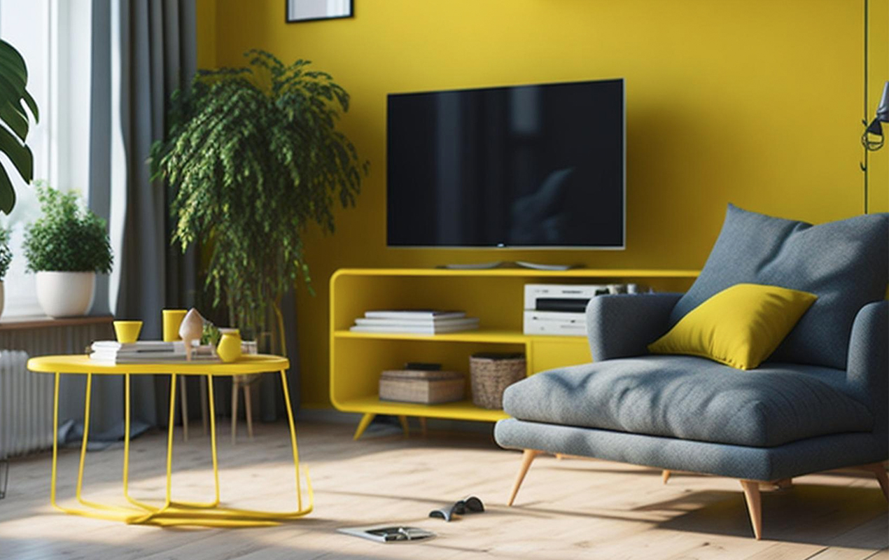 Radiant Comfort: The Vibrant World of Yellow in the Living Room